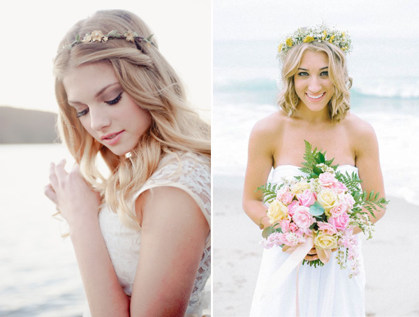 beach-wedding-brides-with-flower-crowns-for-2014-summer-wedding-ideas